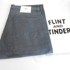 Flint and Tinder 365 Charcoal Corduroy Pants Size 36x32 $98 -Brand New
